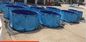 Fireproof 4000L Tarpaulin Fish Tank With Blue Fish Pond Liner Environmental PVC Collapsible Fish Tank
