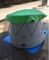Grey Flexible Onion Shape 1.2MM Tarpaulin Water Tank Portable Water Tanks Water Holding Tank