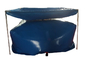 2500L PVC Tarpaulin Water Tank Foldable Steel Frame Rainwater Collect