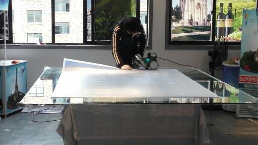 Digital Printing PVC Mesh Fencing 1000x1000 12x12 270g Outdoor Advertisement