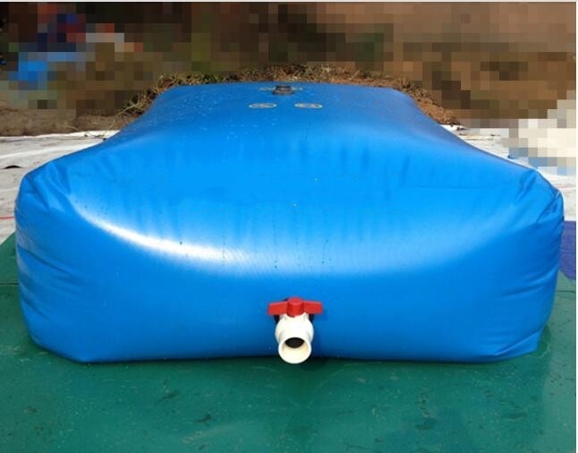 Big Tarpaulin Water Tank , Flexi Water Storage Bladder 100% Food Grade PVC TPU Material