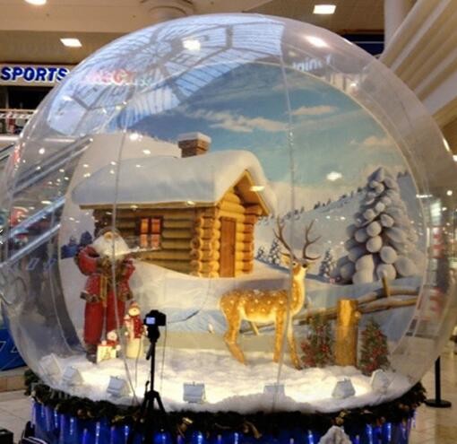 Snow Globe / Crystal Ball Inflatable Bubble Tent For Christmas