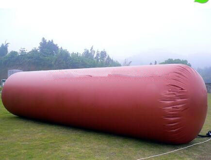 UV Protection Methane Gas Storage Tanks , PVC Coated Fabric For Biogas Plant Liquid Containment Fuel Bladder