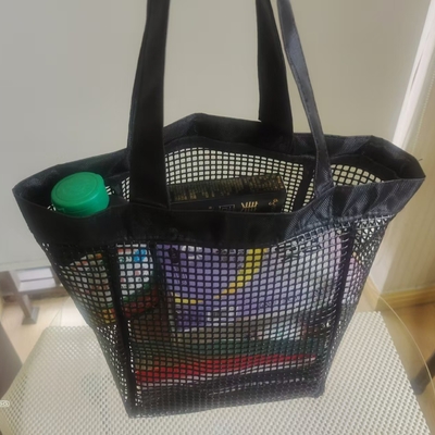 Strong Load Bearing Capacity Shopping Bag Beach PVC Mesh Bag Custom Design Logo