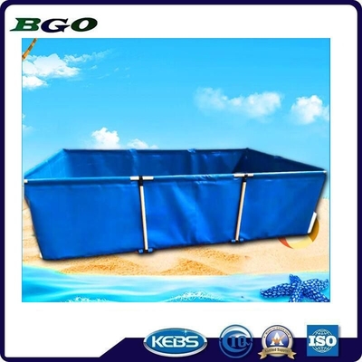 Qingdao Loading Port Tarpaulin Fish Tank For Waterproof Aquaculture Farms