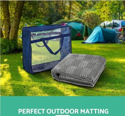 Non Slip 600gsm PVC Outdoor Camping Mat For Caravan Park Anti Alip Bath Mat High Strength Material