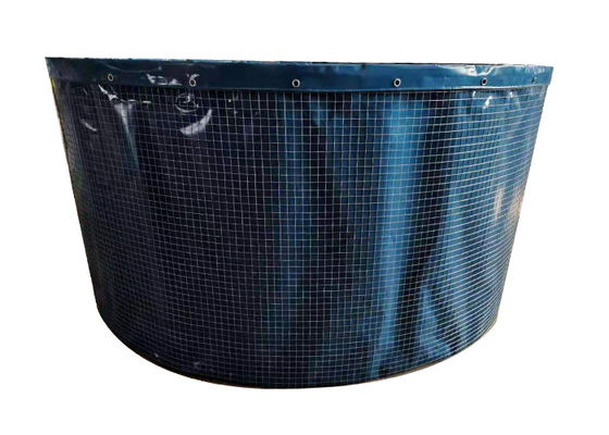 Non - Toxic Steel Mesh Pvc Collapsible Water Tank Portable Fish Pond For Farm Diy Fish Pond