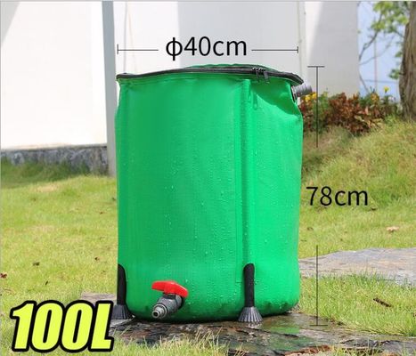 Outdoor PVC Tarpaulin Tree Watering Bags Foldable 100L Volume