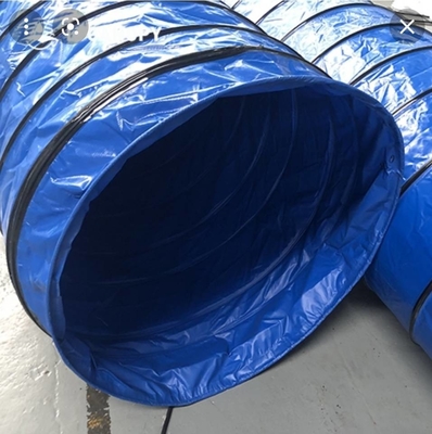PVC Tarpaulin Waterproof Protective Cover Anti Leakage Round Silicon Coating