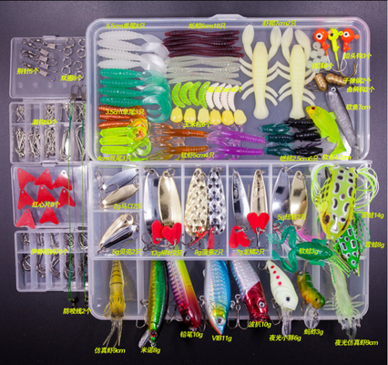 Soft Silicone Fishing Lures Set 24 - 234 Pieces Waterproof