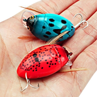 Floating Small Minnow Bait Crank Beetle 8 Colors 3.8cm / 4.1g