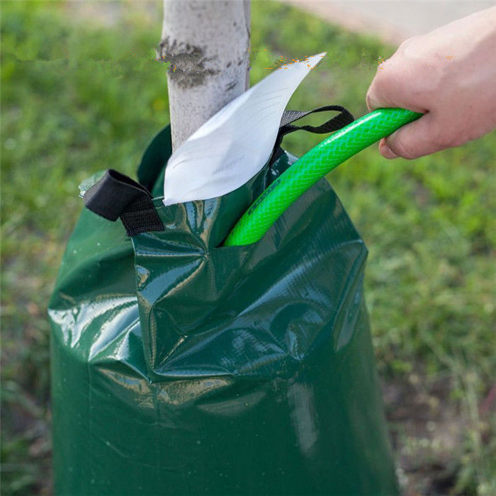 500D PVC UV Resistant Tree Watering Bags With Heavy Duty Zipper