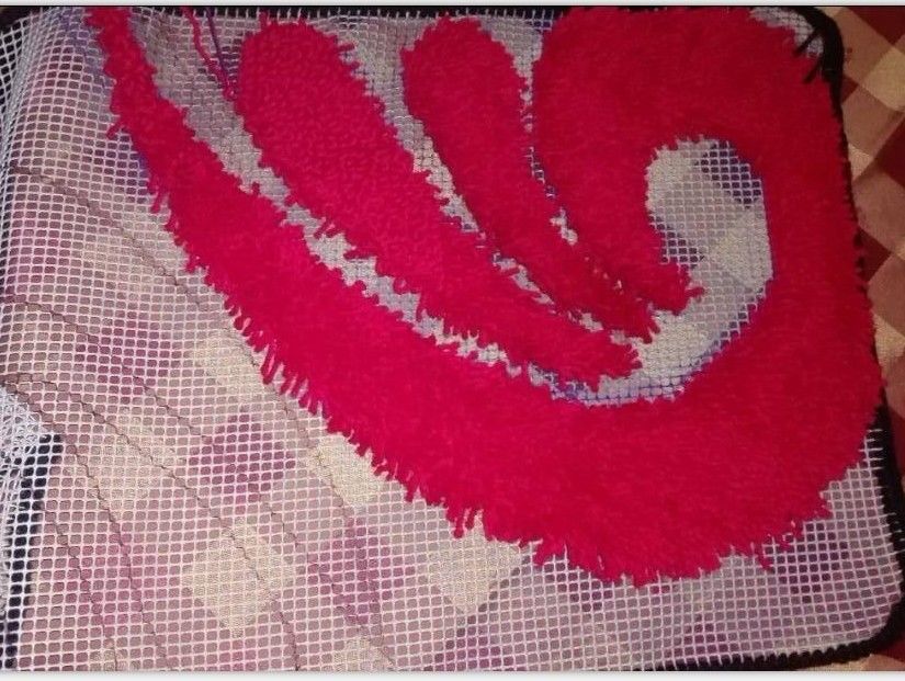 65cm X 180cm Pvc Tapestry Mat Anti Slip Mat Hand Knitting Carpet Base Mat