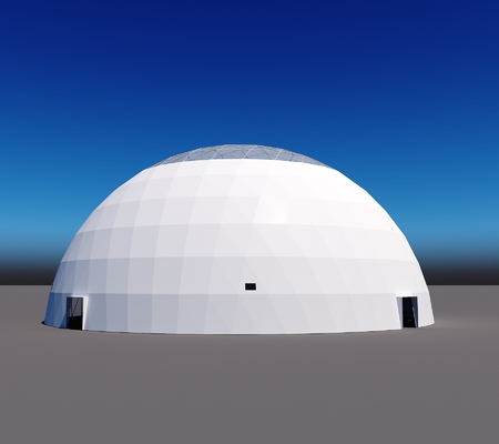 Exhibition Event Party Steel Geodesic Dome Tent 20M Diameter