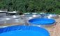 Galvanized Sheet Aquariums Tarpaulin Fish Tank 50000 Liters