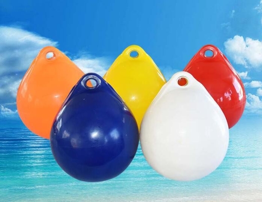 A65 Weatherproof PVC Inflatable Boat Fender Buoys Professional Big Marine Fender