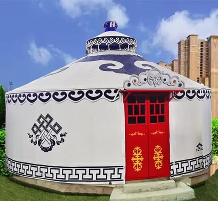 Experience Charm Of Mongolian Culture Yurt Bamboo Structure Geodesic Dome Tent