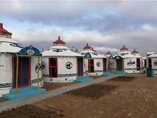 Experience Charm Of Mongolian Culture Yurt Bamboo Structure Geodesic Dome Tent