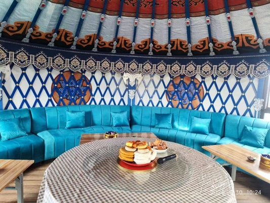 Hotel Dome Tent, Barbecue Farmhouse, Outdoor Rainproof Thickened and Warm Mongolian Yurt