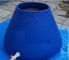 2000L PVC Foldable Rain Water Tank Round Top For Fire Fighting Self-Standing Water Tank