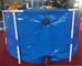 6500L Durable  Fish Farming Pond Cylindrical Shape For Fish Breeding Collapsible Fish Tank