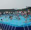SGS 10M * 10M PVC Swimming Pool , Metal Frame Swimming Pool For Summer Inflatable Swimming Pool