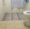 Shock Absorption Non Slip Bathroom Mats Mat Polyester Mesh With PVC Coating Plastic Fabric