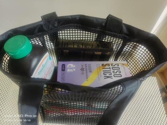 Multi Functional Stronger PVC Coated Mesh Bag for Fishing Shopping or Sport Storage Bag