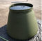 Army Self-Standing PVC Foldable Rain Water Tank Round Top For Fire Fighting 2500L