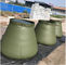 Army Drought Resistant Water Storage Bladder Tanks 30℃ ~ 70℃ Temperature Resistance