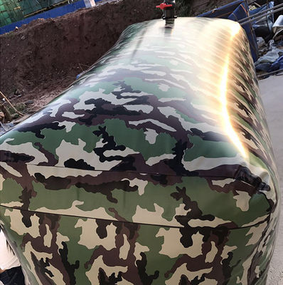 Camouflage Tarpaulin Water Bladder Drinking Water Storage Tank For Army Portable Water Tanks