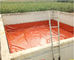 Flexible PVC Red  Methane Storage Tank With TPU Tarpaulin For Cooking Fuel