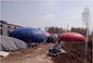 Flame Retardant Methane Storage Tank Red Tarpaulin With Large Capacity 10000L Liquid Containment Fuel Bladder