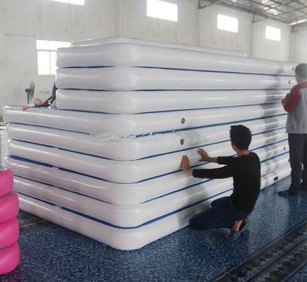 Rapid Inflation PVC Gymnastics Air tumbling mat Air Track Mat  3M*1M*0.1M Rubber Cushion