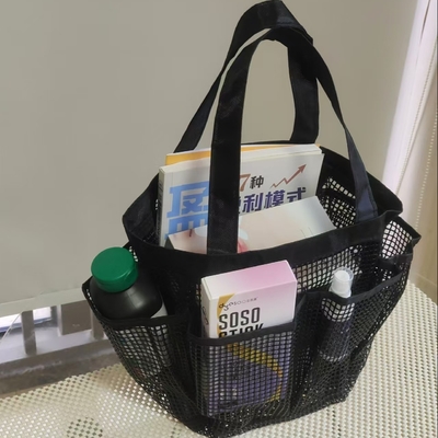 PVC Mesh Bag For Storage Cosmetics Books Balls Umbrella Eyeglasses Large Capacity Beach Bag