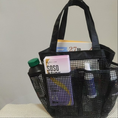 PVC Mesh Bag For Storage Cosmetics Books Balls Umbrella Eyeglasses Large Capacity Beach Bag