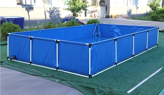Custom Made Foldable Tarpaulin Fish Tank For Specific Aquaculture