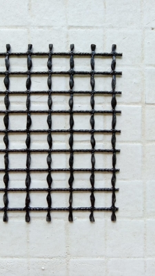 Industrial Grade PVC Coated Polyester Mesh Geogrid For Railway Or Soft Soil Foundation