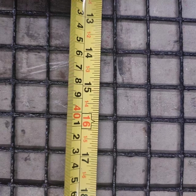 Industrial Grade PVC Coated Polyester Mesh Geogrid For Railway Or Soft Soil Foundation