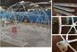 Diameter 6M Half Sphere Geodesic Dome Tent For Warehouse With PVC Fabric Cover Dome Party Tents