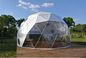 Diameter 6M Half Sphere Geodesic Dome Tent For Warehouse With PVC Fabric Cover Dome Party Tents