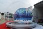 PVC Clear Giant Inflatable Show Ball , Inflatable Snow Globe For Christmas Promotion