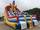 Outdoor Commercial Inflatable Water Slides Fire Retardant Anti - UV PVC Tarpaulin