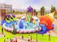 Non Toxic Stable Tarpaulin Inflatable Water Amusement Park Giant Water Slide Pool
