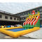 Blue Durable Swimming Pool Lake Inflatable Water Slides Eco Friendly PVC Inflatable Water Slide Park