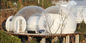 PVC Tarpaulin Dome Clear Inflatable Bubble Tent With Bathroom Inflatable Party Tent