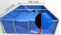 Thickness 1.0mm 100000L PVC Foldable Tarpaulin Fish Tank Fish Pond Plastic Tank Diy Fish Pond