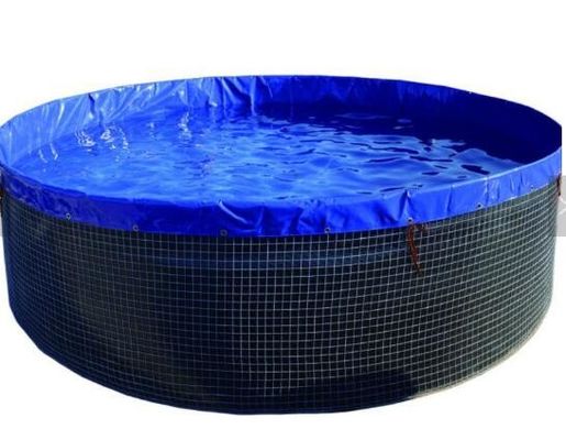 16m Diameter 301,440 Liters Collapsible Round Fish Pond PVC Tarpaulin Outdoor Fish Tank