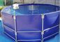 15000L PVC Tarpaulin Round Fish Pond For Aquaculture Fish Pond Plastic Tank Collapsible Fish Tank