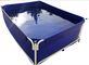 Anti UV 20000L Square Flexible PVC Fish Farming Tank Collapsible Fish Tank Outdoor Fish Pond